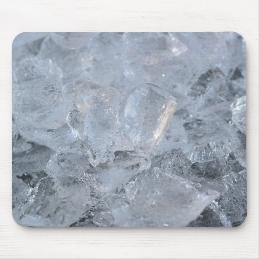 Cooling Ice Cube Textion Afbeelding Muismat (Voorkant)
