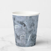 Cooling Ice Cube Textion Afbeelding Papieren Bekers (Rechts)