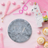 Cooling Ice Cube Textion Afbeelding Papieren Bordje (Feest)