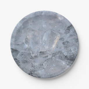 Cooling Ice Cube Textion Afbeelding Papieren Bordje
