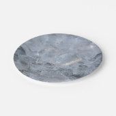 Cooling Ice Cube Textion Afbeelding Papieren Bordje (Gekanteld)