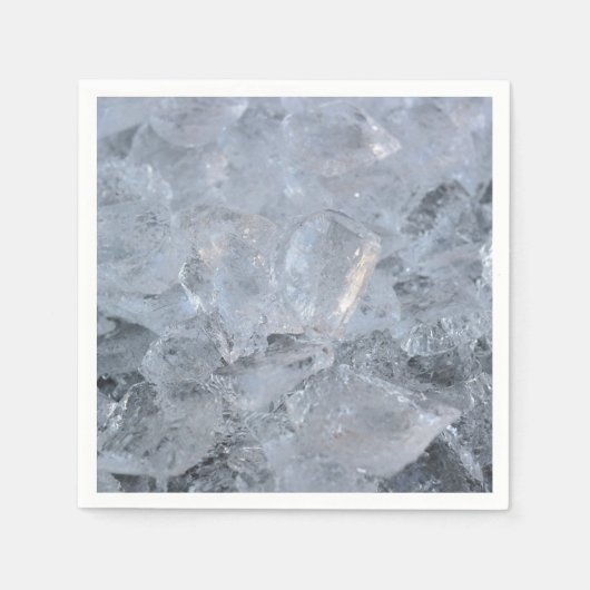 Cooling Ice Cube Textion Afbeelding Servet (Voorkant)