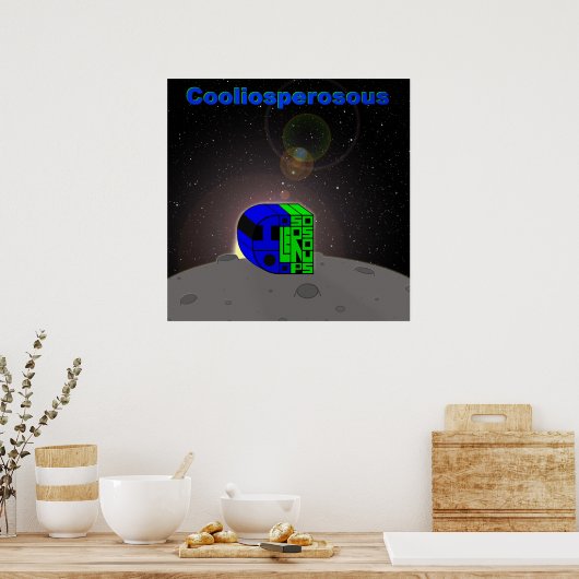 Cooliosperosous Moon Poster (Keuken)