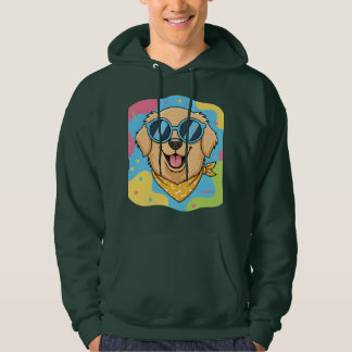 Coolle hond met zonnebril Grappig Hoodie
