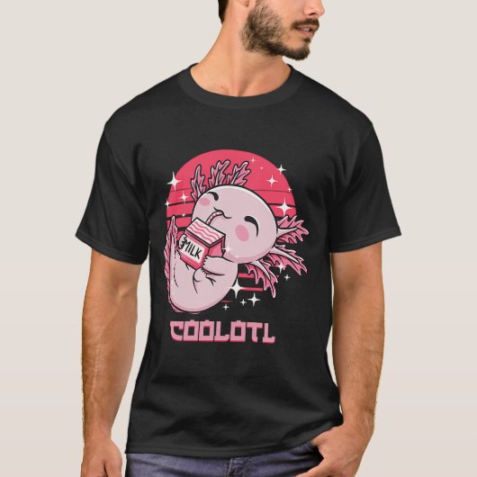 Coolotl Axolotl Humor Salamander Amphibians Anima T-shirt (Voorkant)