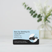 Coolste Auto Detailing Aangepast  Visitekaartje (Staand voorkant)