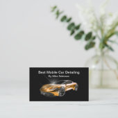 Coolste Auto Detailing Visitekaartjes Nieuw (Staand voorkant)