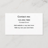 Coolste Auto Detailing Visitekaartjes Nieuw (Achterkant)