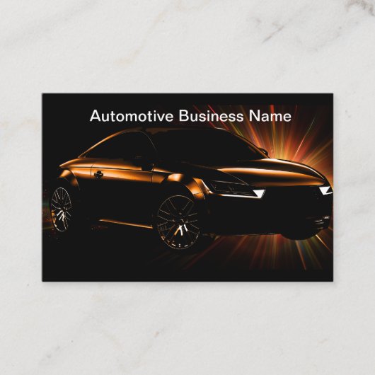 Coolste Automotive Detailing Service Visitekaartje (Voorkant)