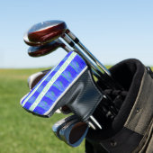 Coolste Blauwe Naamse Abstracte Golfheadcover (Insitu)