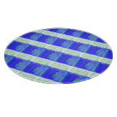 Coolste Blauwe Nautilus Abstracte Snijplank (Hoek)