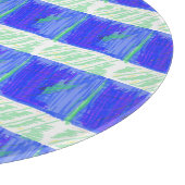 Coolste Blauwe Nautilus Abstracte Snijplank (Hoek)