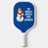 Coolste Burgerlijk Ingenieur Pickleball Paddle (Achterkant)