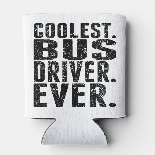 Coolste. Buschauffeur. Ooit. Blikjeskoeler (Achterkant)
