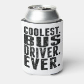 Coolste. Buschauffeur. Ooit. Blikjeskoeler (Blikje Achterkant)