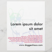 Coolste Franse Bulldog Jongen Flyer (Achterkant)