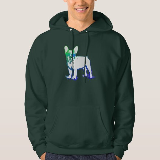 Coolste Franse Bulldog Jongen Hoodie (Voorkant)