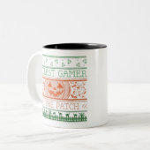 Coolste Gamer In De Patch Tweekleurige Koffiemok (Voorkant links)