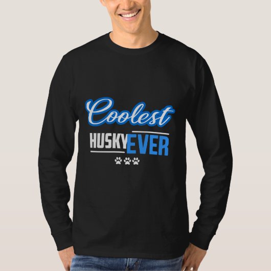Coolste Husky ooit T-shirt (Voorkant)