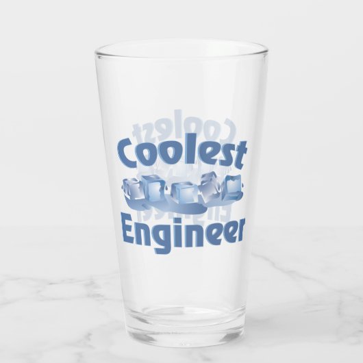 Coolste Ingenieur Ijs Glas (Achterkant)