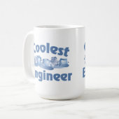 Coolste Ingenieur Ijs Koffiemok (Voorkant links)