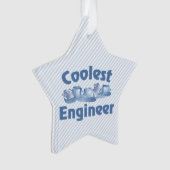Coolste Ingenieur Ijs Ornament (voorkant)