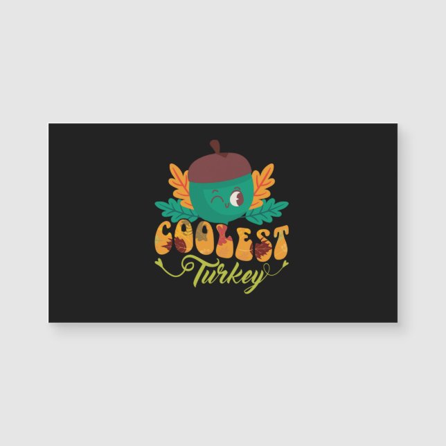 coolste kalkoen herfst thanksgiving dag (Voorkant)