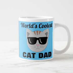 Coolste KATTENPAPA Zonnebril Kat van de Wereld Grote Koffiekop