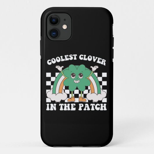Coolste klaver in de patch St Patrick's Day Case-Mate iPhone Case (Achterkant)