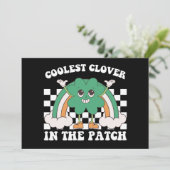 Coolste klaver in de patch St Patrick's Day Kaart (Staand voorkant)