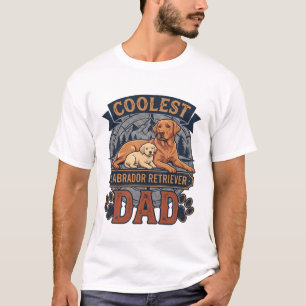 Coolste Labrador Retriever Vader Hond Berg Poot Pr T-shirt
