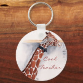 Coolste leraar sleutelhanger (Voorkant)