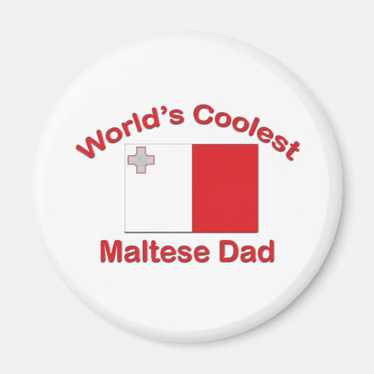 Coolste Maltese vader Magneet (Voorkant)