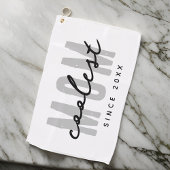 Coolste mam sinds 20XX moderne eenvoudige preppy Golfhanddoek