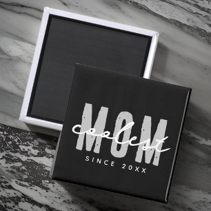 Coolste mam sinds 20XX moderne eenvoudige preppy Magneet