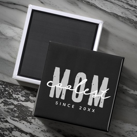 Coolste mam sinds 20XX moderne eenvoudige preppy Magneet