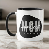 Coolste mam sinds 20XX moderne eenvoudige preppy Mok