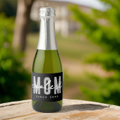 Coolste mam sinds 20XX moderne eenvoudige preppy Sparkling Wijnetiket