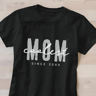 Coolste mam sinds 20XX moderne eenvoudige preppy T-shirt