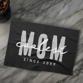 Coolste mam sinds 20XX moderne eenvoudige preppy Theedoek