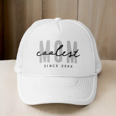 Coolste mam sinds 20XX moderne eenvoudige preppy Trucker Pet