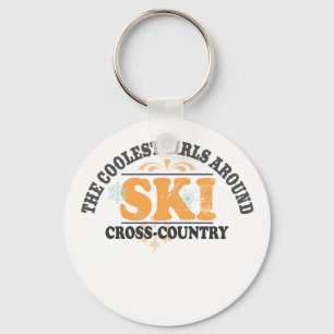 Coolste Meisjes XC Ski Sleutelhanger