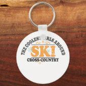Coolste Meisjes XC Ski Sleutelhanger (Voorkant)