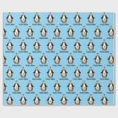 Coolste Moeder Pinguïn Familie Design Cadeaupapier (Vlak)