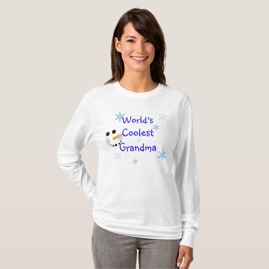 COOLSTE OMA SNOWMAN T-SHIRT (Voorkant volledig)