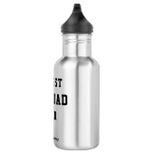 Coolste Oom Ever Typografie Persoonlijke Papa Waterfles (Rechts)