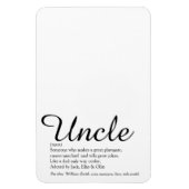 Coolste Oom Ooit, Funcle Definitie Script Magneet (Verticaal)