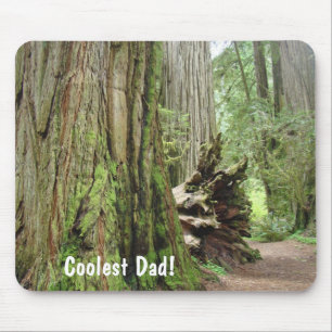 Coolste Papa! cadeaus muismat grote Redwood Bomen