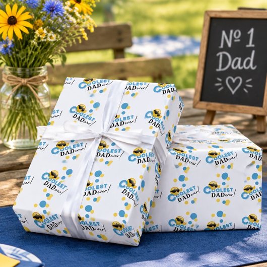 Coolste papa ooit cadeaupapier