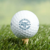 Coolste papa ooit golfer verjaardagscadeau golfballen (Insitu Shirt)
